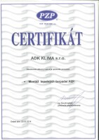 PZP certifikát